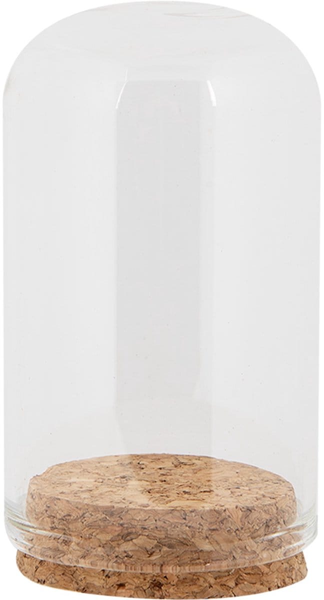 Clayre & Eef Glazen Stolp Ø 5x8 cm Transparant Glas