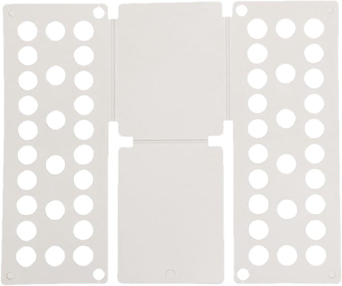 Kleding Vouwplank - Shirt Folder - Kleding Sorteren - Opvouwbaar Ontwerp - 40x48cm - Wit