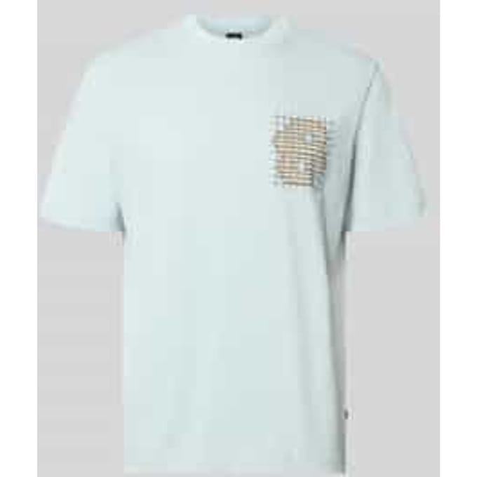 regular fit T-shirt van puur katoen model 'C-Tigerman 49'