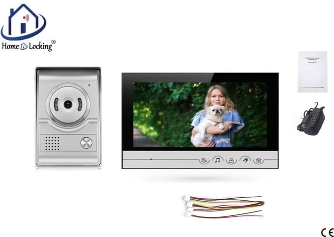 Home-Locking complete deur intercom/videofoon met 1 binnen paneel.DT-2207-1-1