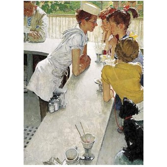 Norman Rockwell's Soda Jerk Notebook - Norman Rockwell