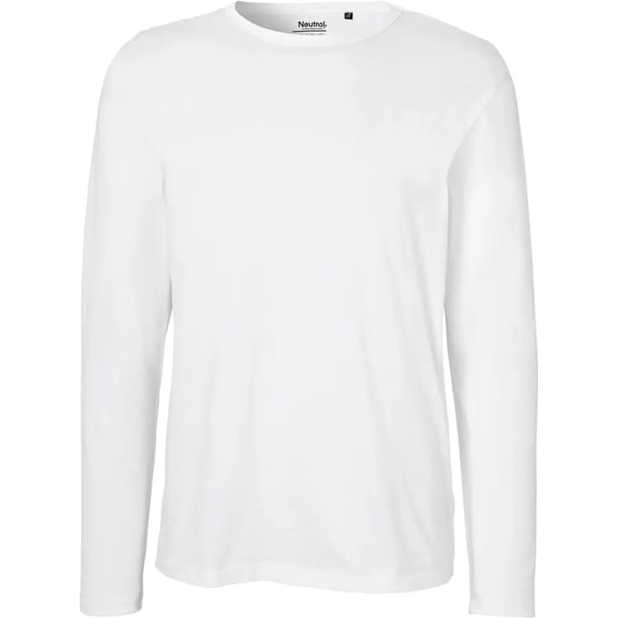 Neutral Men´s Long Sleeve T-Shirt NE61050 - White - S
