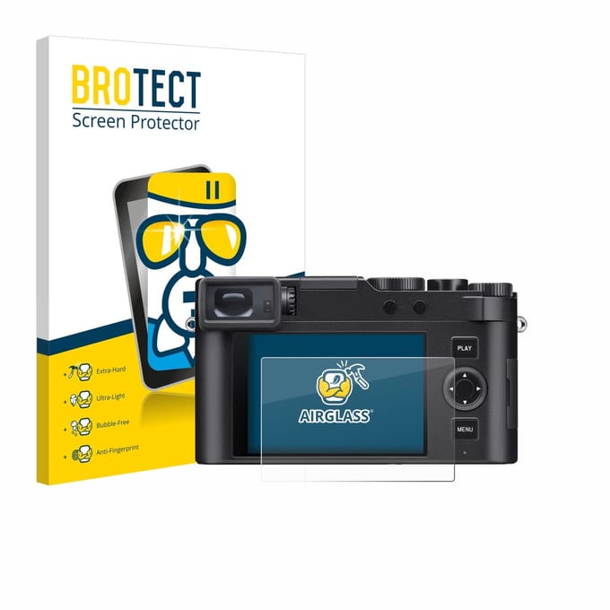 Screenprotector voor Leica D-Lux 8 Beschermglas transparant