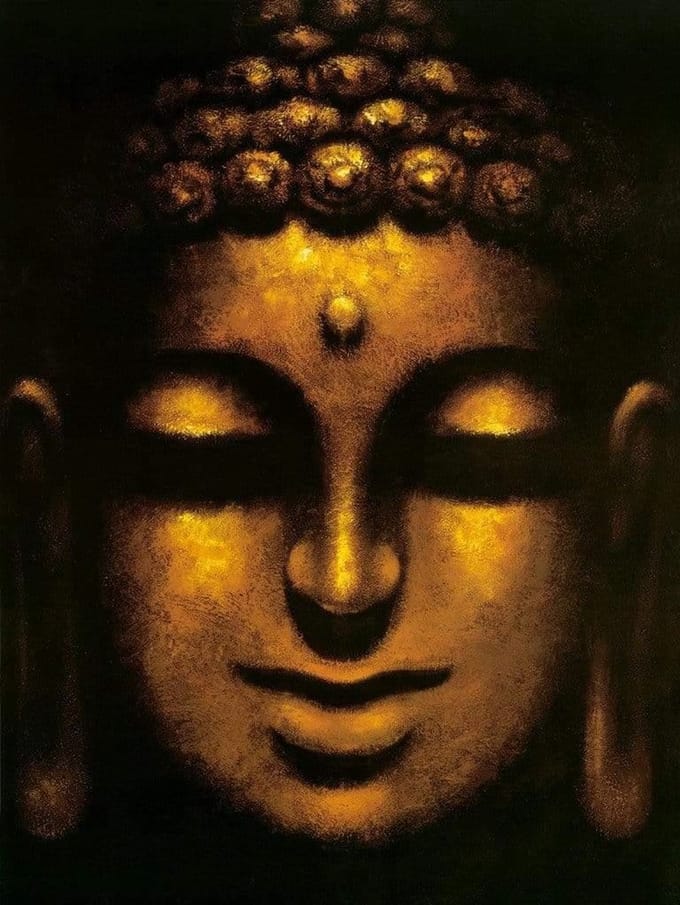 poster Mahayana - Buddha Kunstdruk 60x80cm