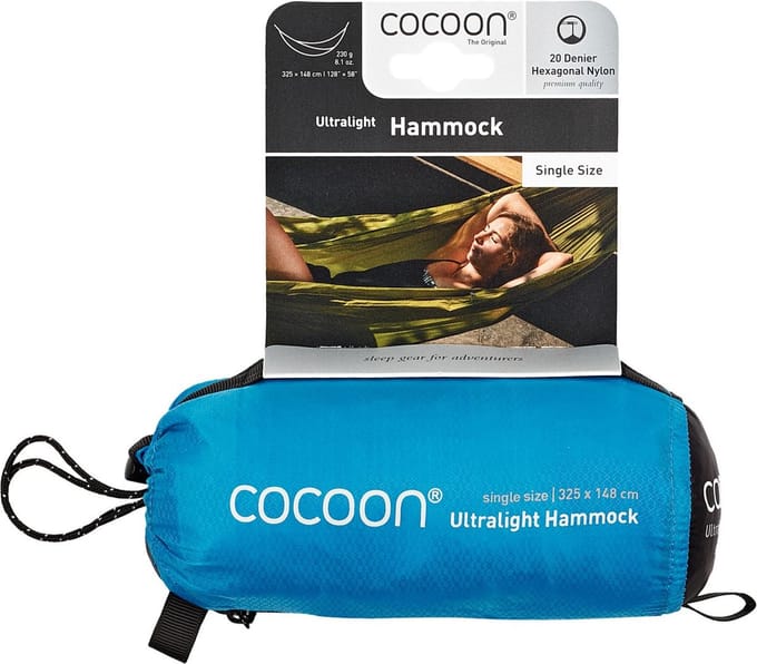 Cocoon Ultralight Hangmat enkel formaat caribbean blauw