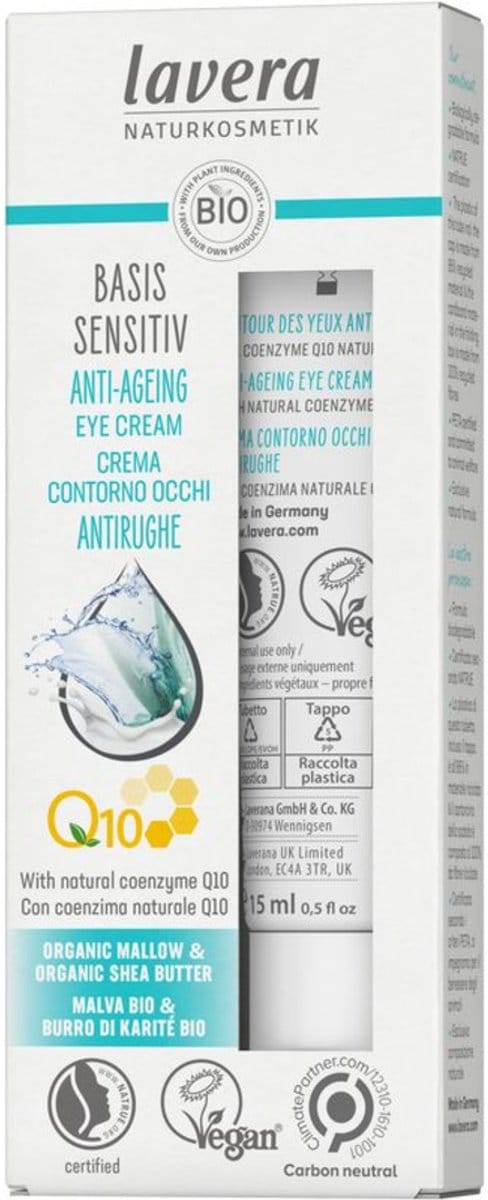 Lavera Basis Sensitive Q10 eye cream 15 Milliliter