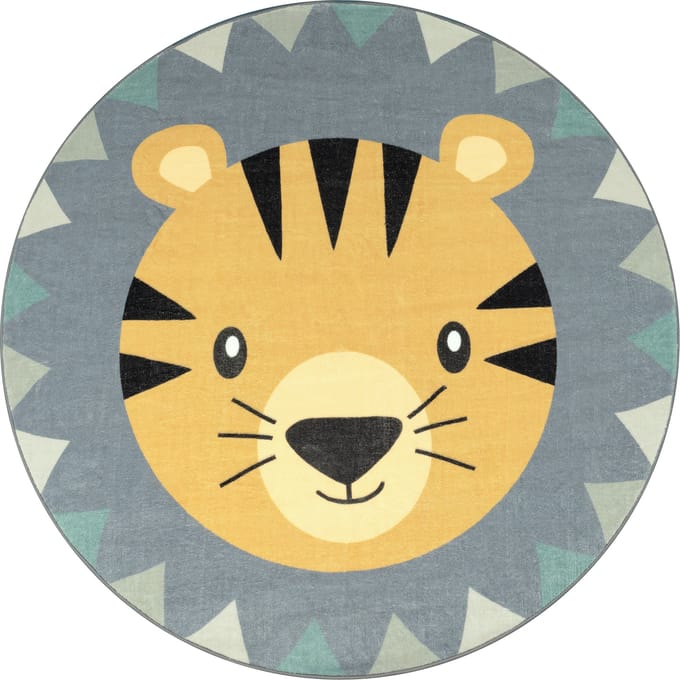 Kindertapijt wasbaar Toska multicolor 160 cm rond