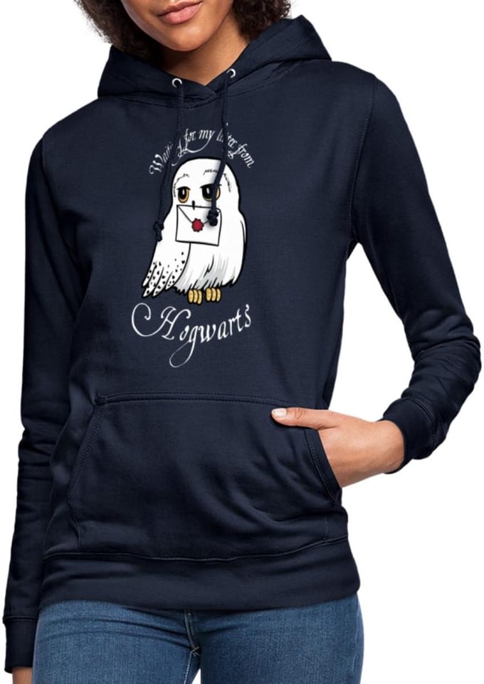 Harry Potter Hedwig Met Brief Waiting For My Letter Hoodie Dames