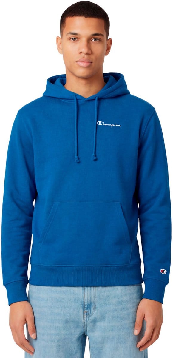 Champion Sweater Heren Hooded Sweatshirt Blauw - Maat S