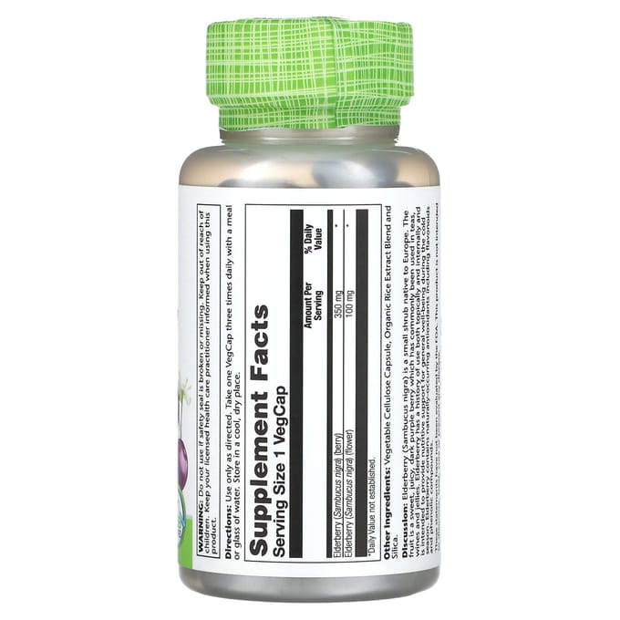 Vlierbes, 450 mg, 100 vegetarische capsules