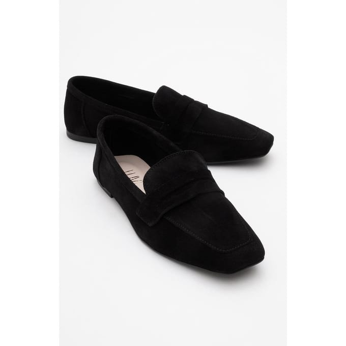 Morne Leren Loafers Dames