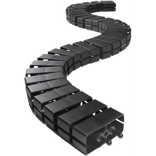 BACHMANN kabelslang Cube zwart RAL 9005