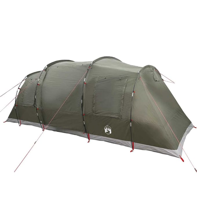 Vidaxl Tente Familiale Tunnel, 6 Personnes, Olive, Imperméable