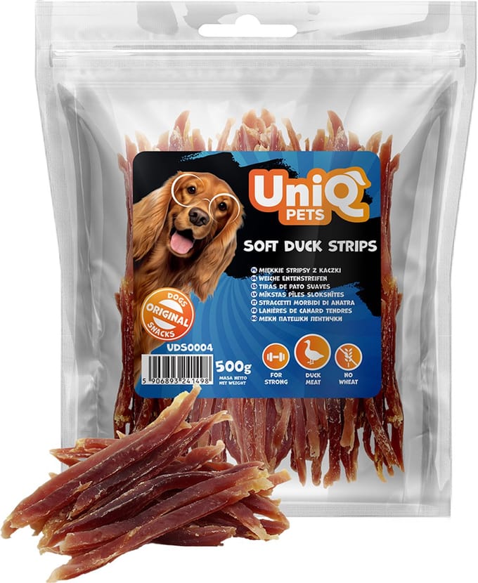 Eendenfilet Strips 500g - Hondensnacks - UniQ PETS