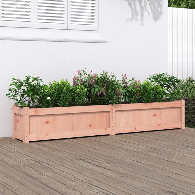 vidaXL - Plantenbak - 180x31x31 - cm - massief - douglashout