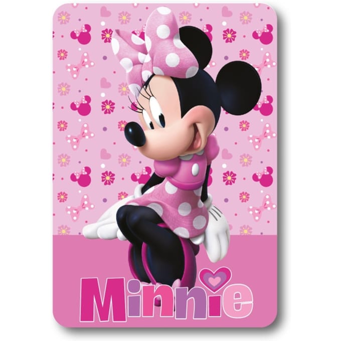 Minnie fleece Lovely Charm deken 100 x 140 cm
