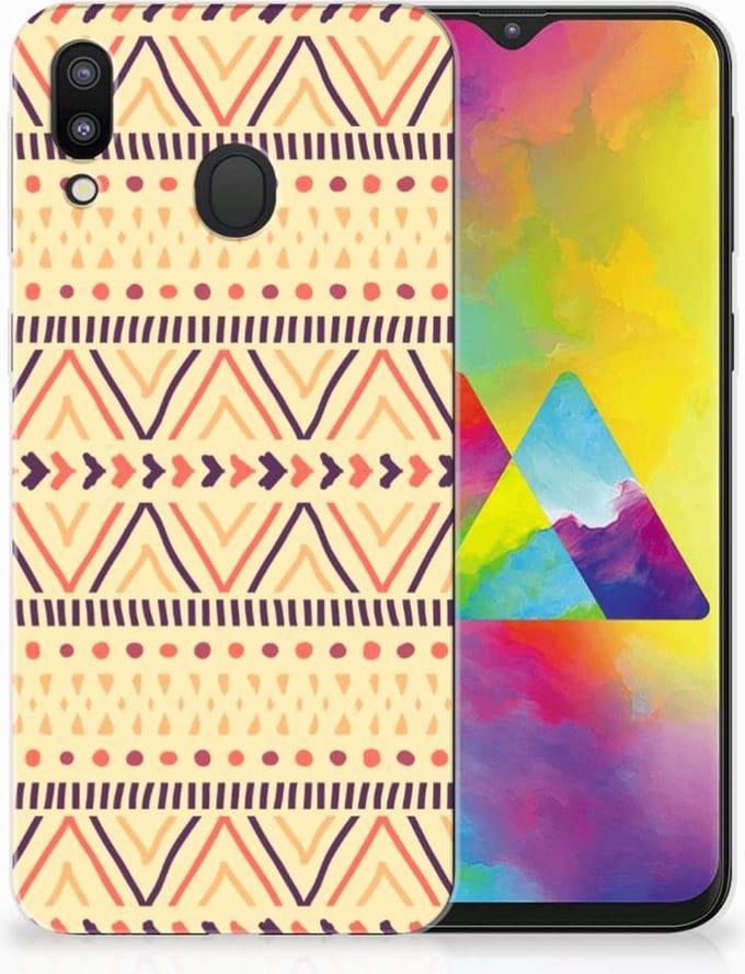 Samsung Galaxy M20 (Power) TPU bumper Aztec Yellow