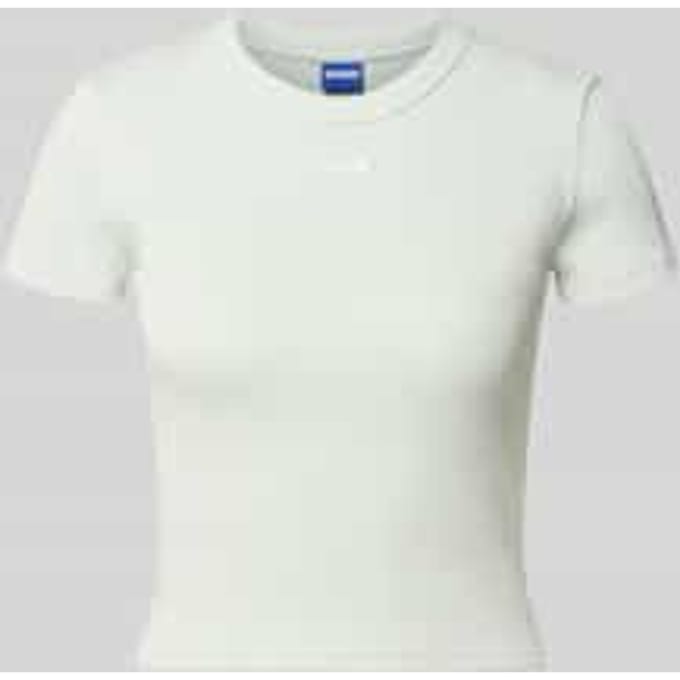 slim fit kort T-shirt van katoenmix model 'BABY TEE_B'