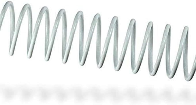 Metalen Spiralen - Bindruggen - Documenten Binden - Voor Maximaal A4 - 22 mm - Wit