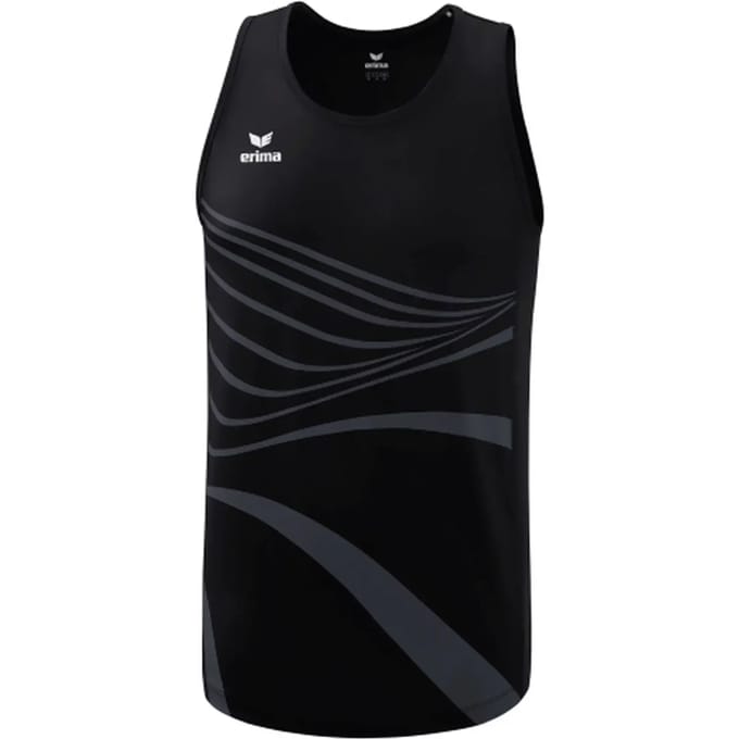 Erima Racing Hardloopsinglet Heren - Zwart | Maat: M