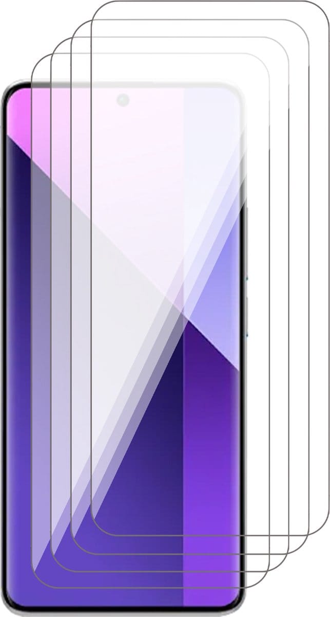 Screenprotector geschikt voor Xiaomi Redmi Note 13 Pro Plus - 4x Glas Screen Protector