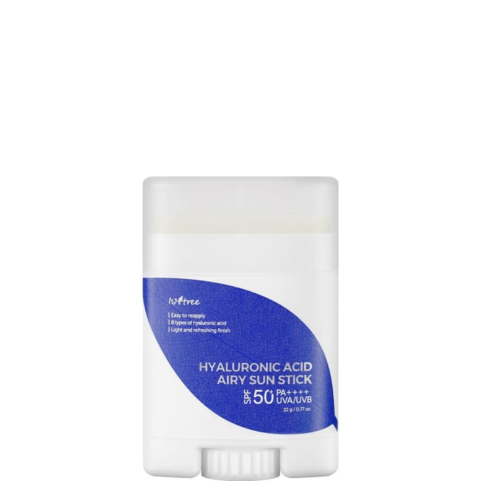 [ISNTREE] Stick Solaire Aérien Acide Hyaluronique SPF 50+ PA++++ 22g white