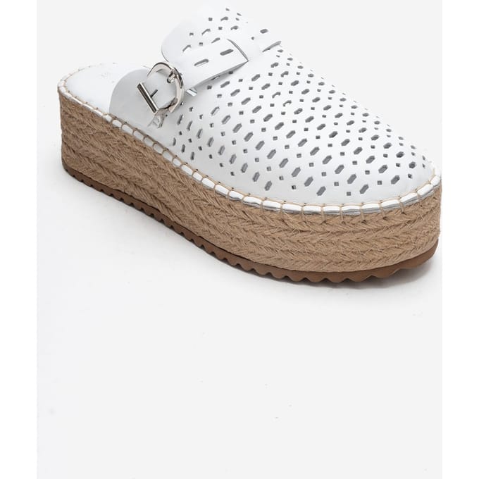 Louis Leren Plateau Sandaal
