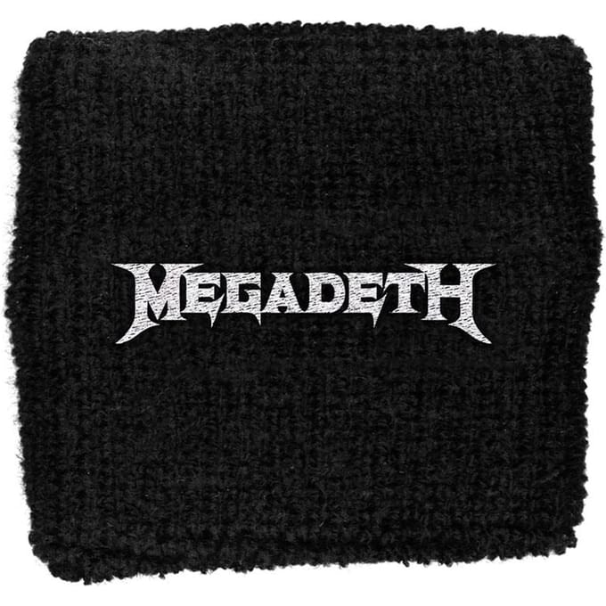 Megadeth Logo Unisex Zweetbandje - zwart - Standard