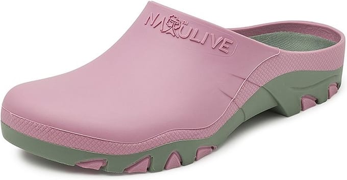 Natulive - Dames tuinklomp roze