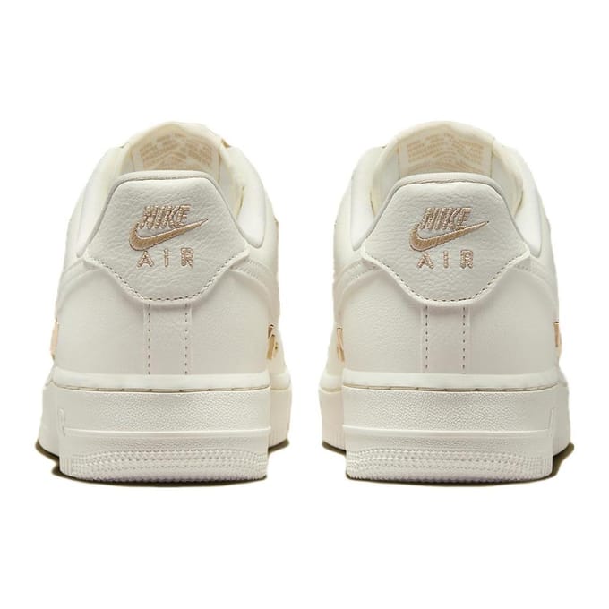Nike Air Force Sneakers Dames - Wit - Maat 41 - Leer, Textil