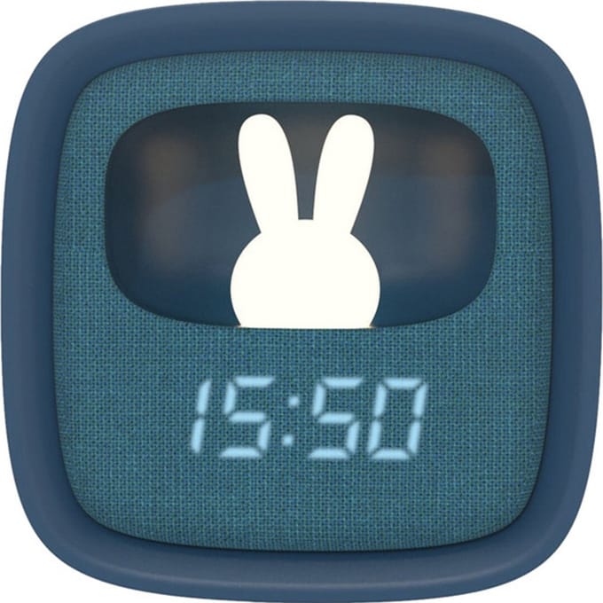 MOB Alarm Clock with Light Billy Clock Dark Blue