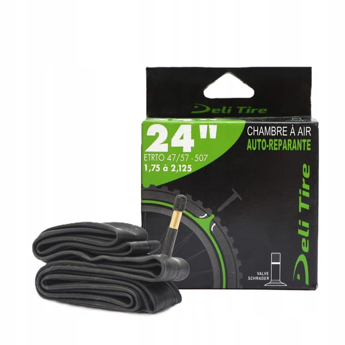 Binnenband 24X1.75/2.125 Av Met Afdichtmiddel Deli