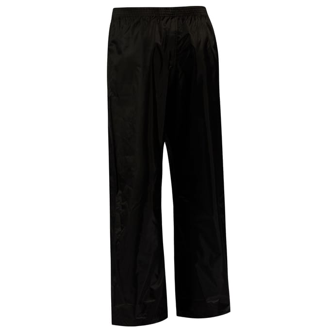 Regatta Grote Unisex Stormbreak Buitenshuis Waterdicht Over Broek (Zwart)