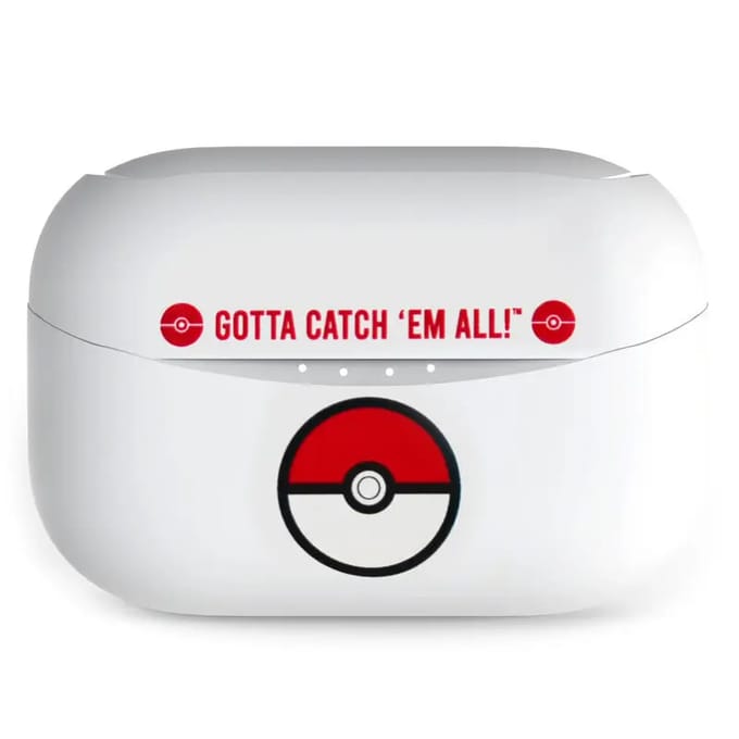 Pokémon - Pokéball - draadloze oordopjes - met oplaadcase - touch control - extra eartips - TWS earpods bluetooth
