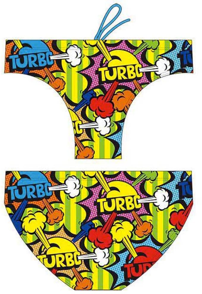 Turbo Happy Pop Zwemslip Veelkleurig 9-10 Years Jongen
