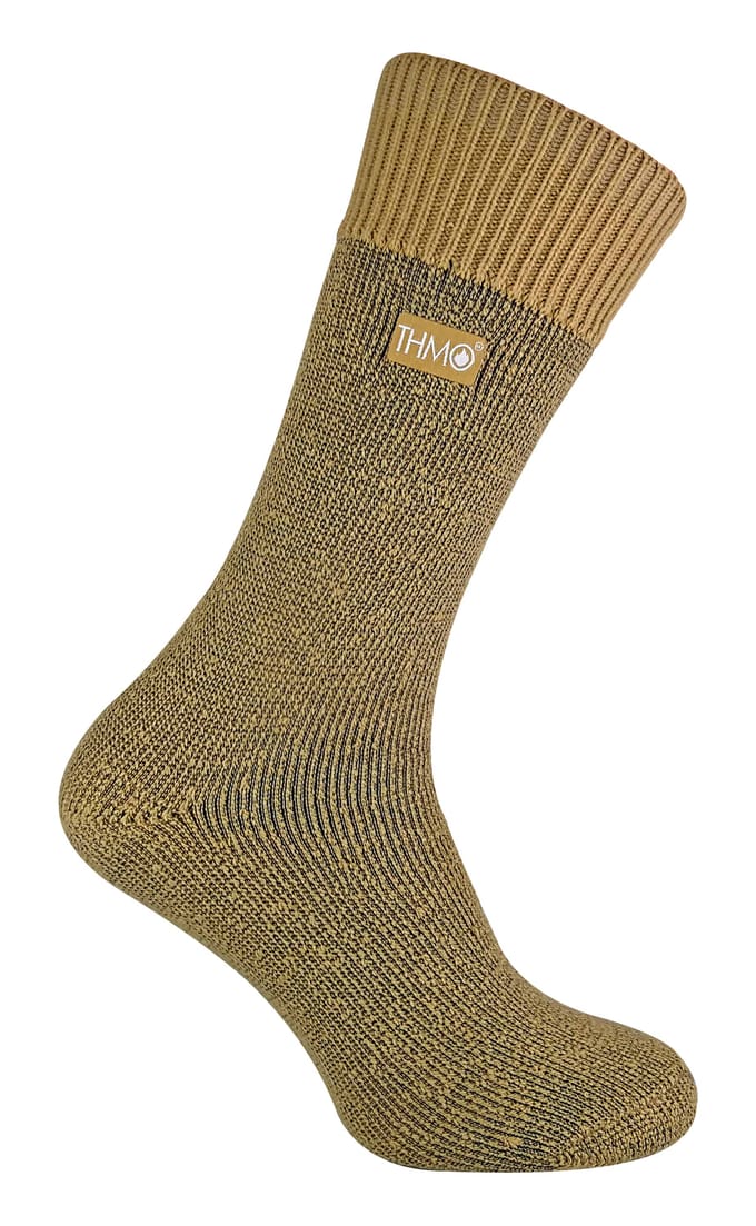 THMO - Set van 3 wintersokken voor heren met comfortbovenkant - Beige
