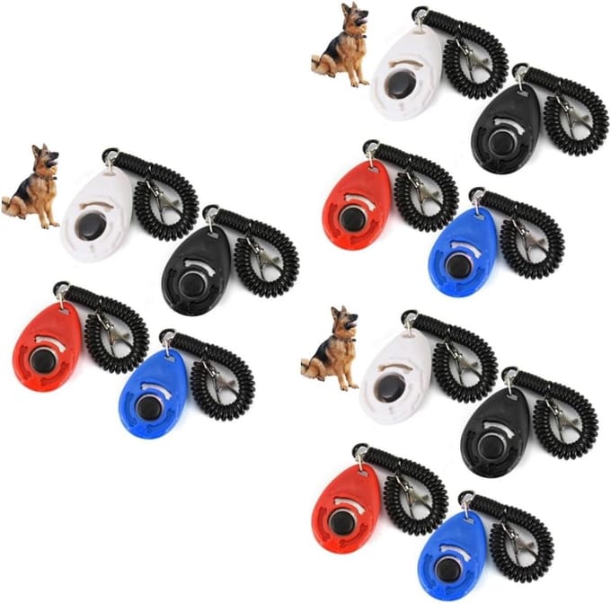 Huisdier Trainingsclickers - Hond Clicker Paard Clicker - Gedrag Trainen - Grote Knop Luid Geluid