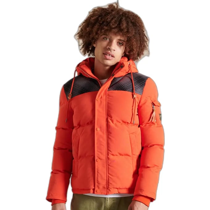 Superdry Quilted Everest Jas Oranje 2XL Man
