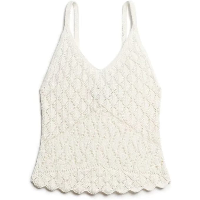Superdry - Gehaakt camitopje - Dames - Tops