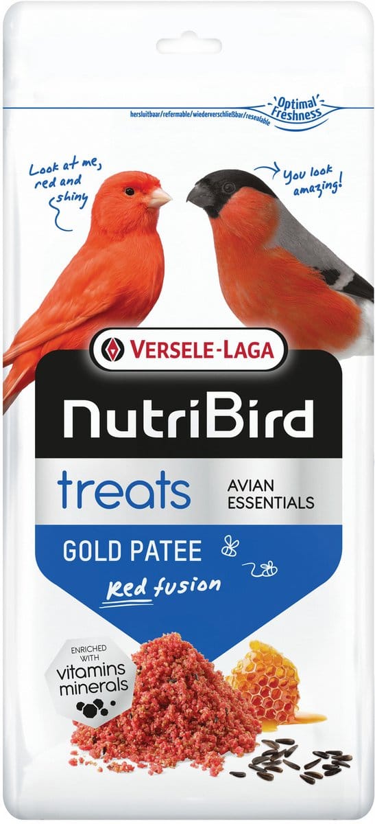 Versele-Laga Nutribird Treats Gold Patee Red Fusion - Vogelvoer - 250 g Roodfactor