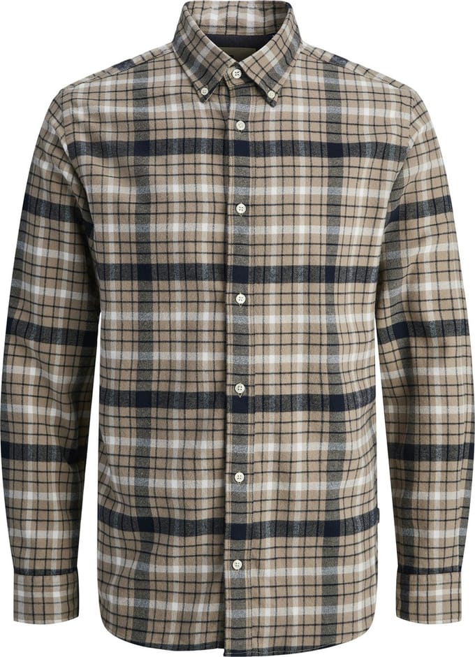 Jack & Jones Flanellen overhemd Regular Fit Flanellen overhemd