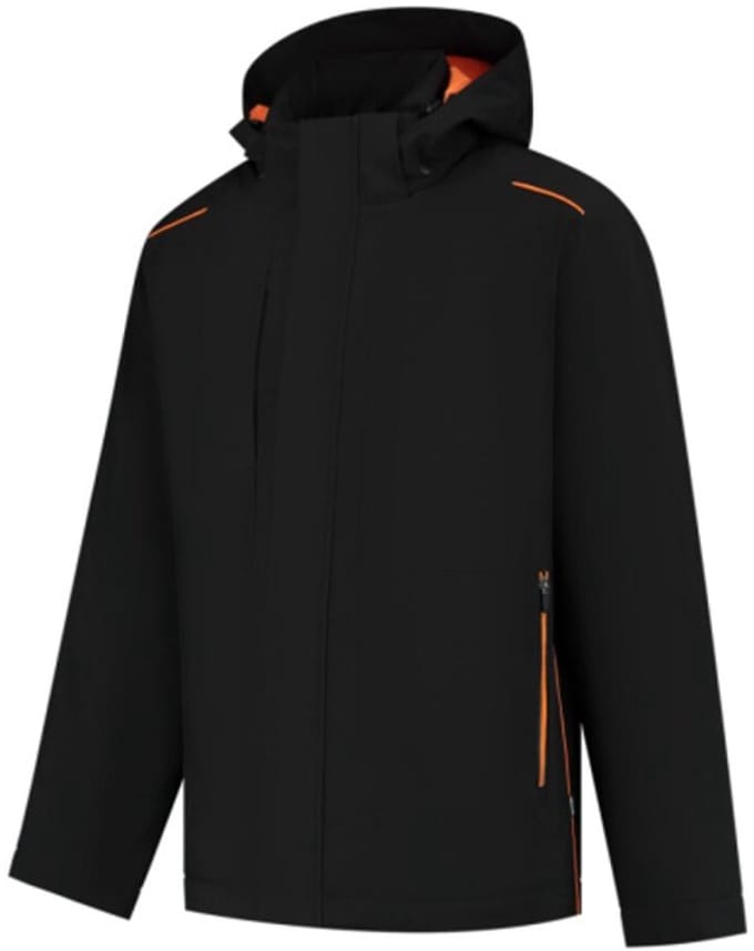 Tricorp Winter Tech Shell Accent zwart-oranje M