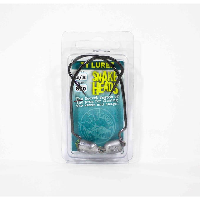 Tackle Tactics TT Snake Head Jig Head 3/8 oz 8/0 XH 2/verpakking (0756)