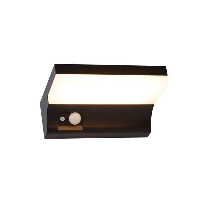 Searchlight LED buiten wandlamp op zonne-energie 67417BK