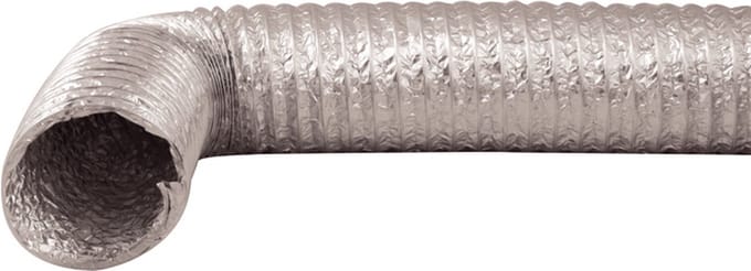 ALU flexibele afvoerslang Ø102mm 1,5m