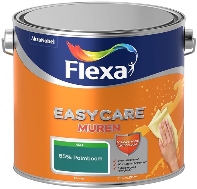 Flexa - Easycare Muren - 85% Palmboom - Mengverf - 2,5 L