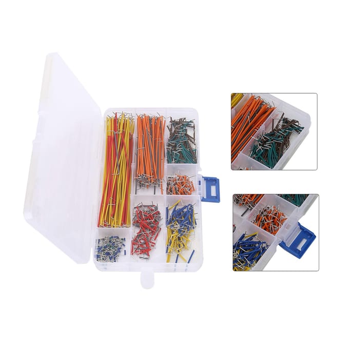 560 stuks Jumperdraad U-vormig Kleur Breadboardlijnen Printplaat Pin Uitbreidingsaccessoires