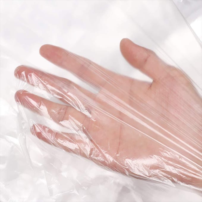 100 Stuks Wegwerp Spreihoezen Spa Massage Laken Transparante Waterdichte Folie 100Pcs white