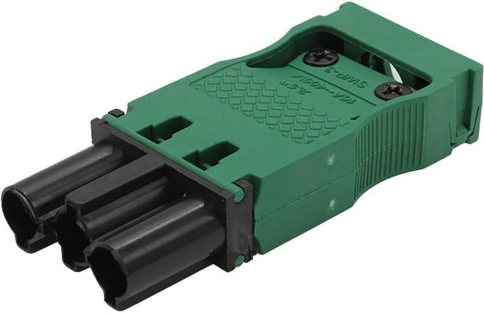 Wieland GST18/3 Stekker - 3-pins - 16A 400V - Male - Groen