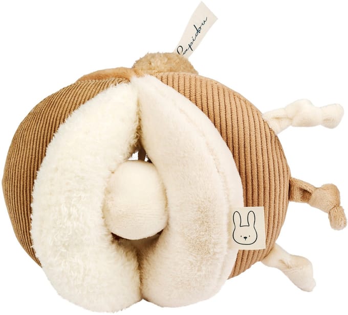 Nattou Lapidou Grijpbal - Sensorisch Speelgoed - 17 cm - Zand